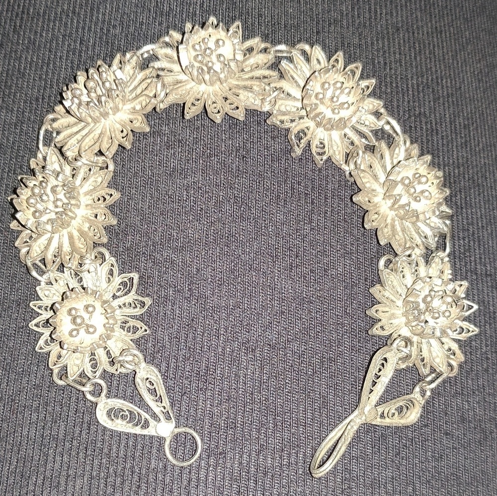 VINTAGE 1940s Sterling Bracelet